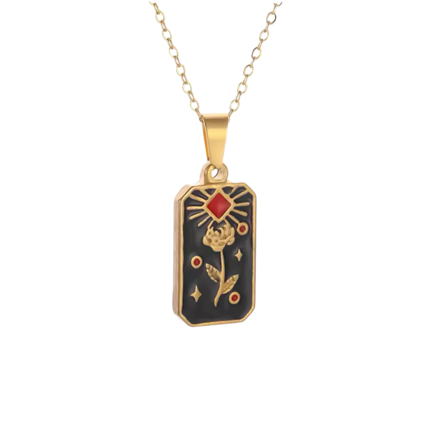 Black Rose Necklace